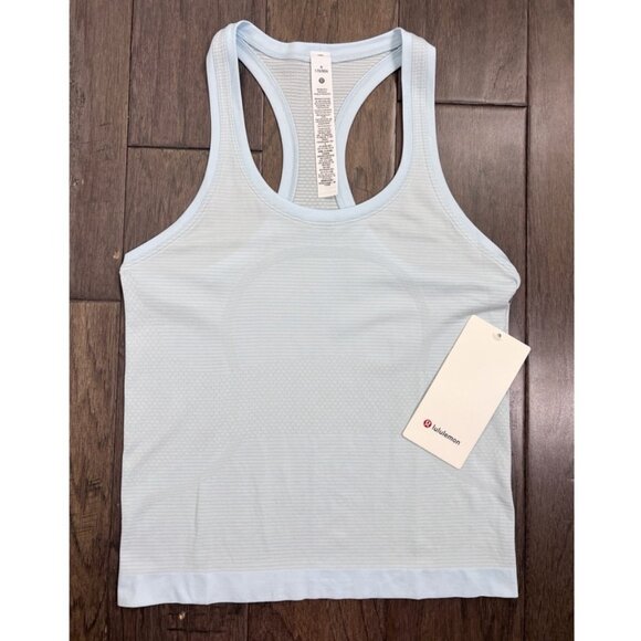 Lululemon NWT Swiftly Tech Racerback Tank Top 2.0 *Race Length Powder Blue - Picture 3 of 13